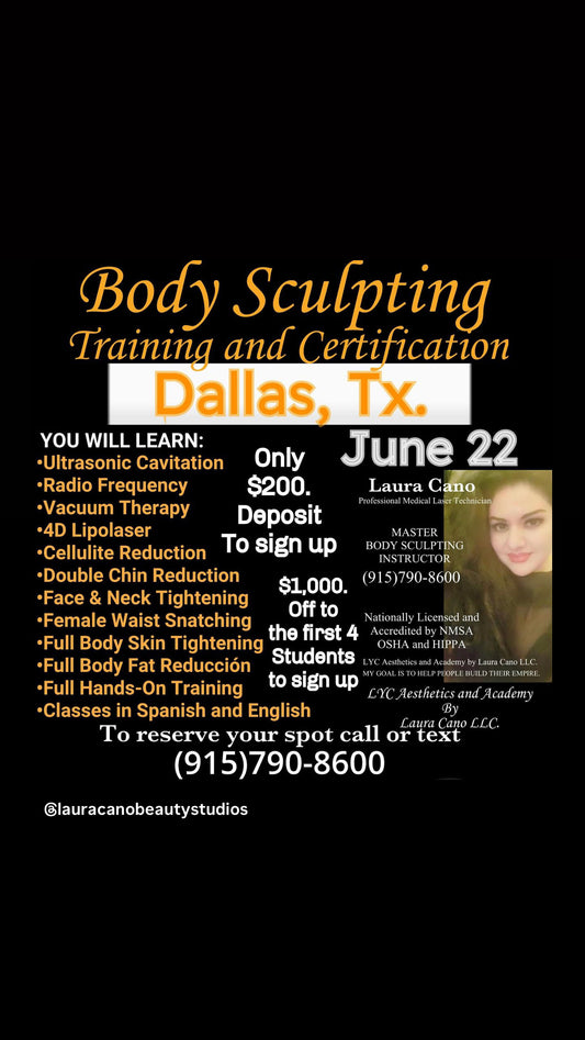 Body Sculpting Máster Class Training and Certification