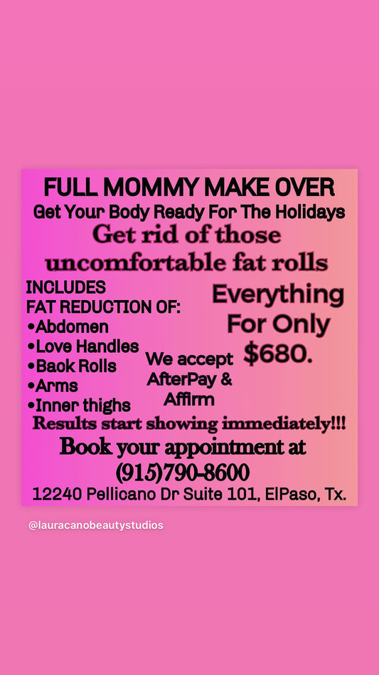 4 Full Mommy Make Over Sessions